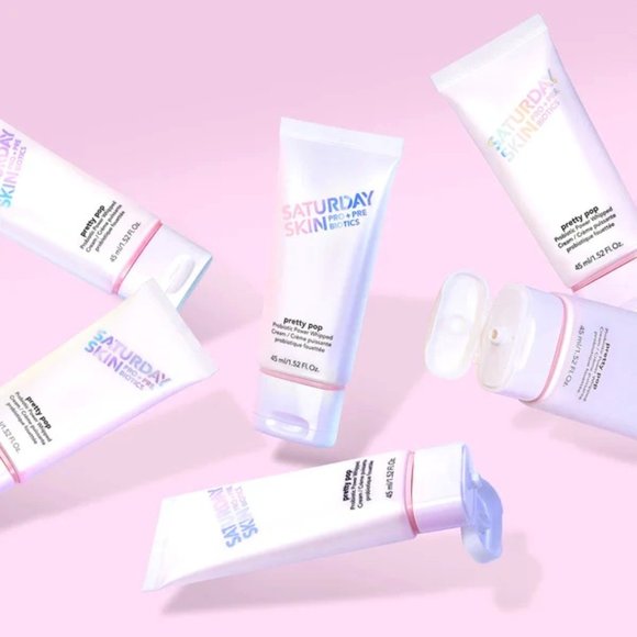 Saturday Skin Pretty Pop Probiotic Power Whipped Cream Moisturizer NIB - Picture 3 of 3